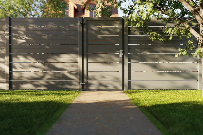 ALUZAUN VIDUAL Hochwertige Alu WPC Steckzaunsysteme